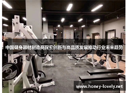 中国健身器材制造商探索创新与高品质发展推动行业未来趋势